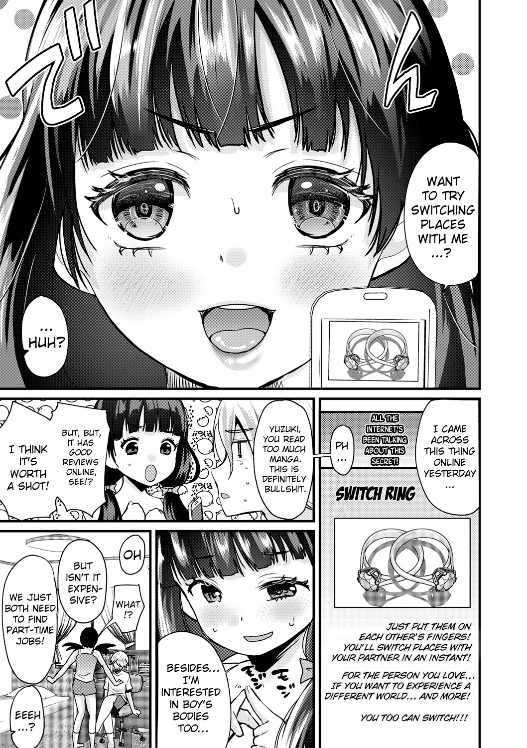 Hentai Manga Comic-Purity!? Switch Ring-Chapter 1-3